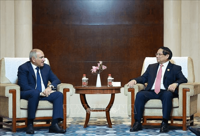Thủ tướng Phạm Minh Chính hội kiến Thủ tướng Armenia Nikol Pashinyan