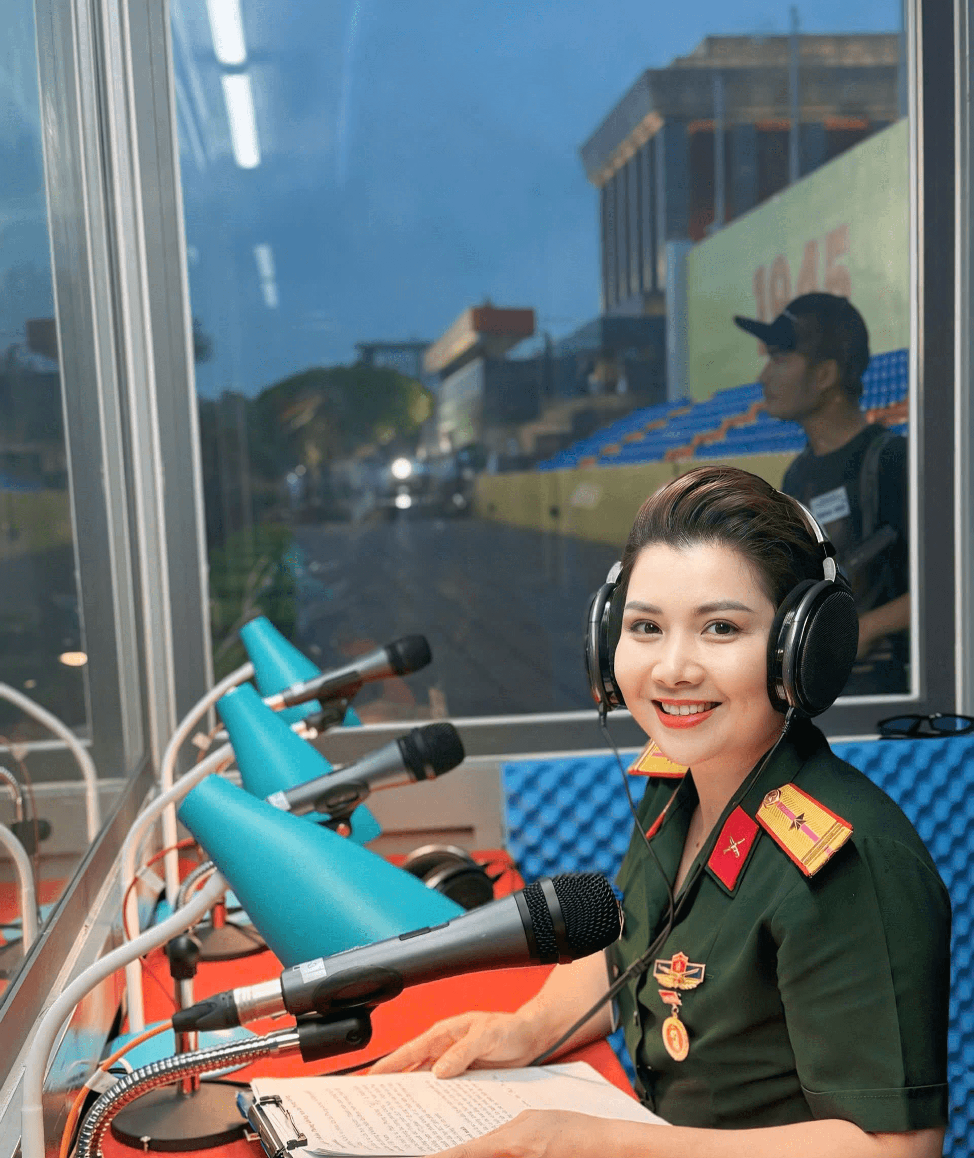Thiếu tá QNCN Trần Thị Kim Thu: Giọng đọc lan tỏa tinh thần yêu nước trong Lễ diễu binh-diễu hành