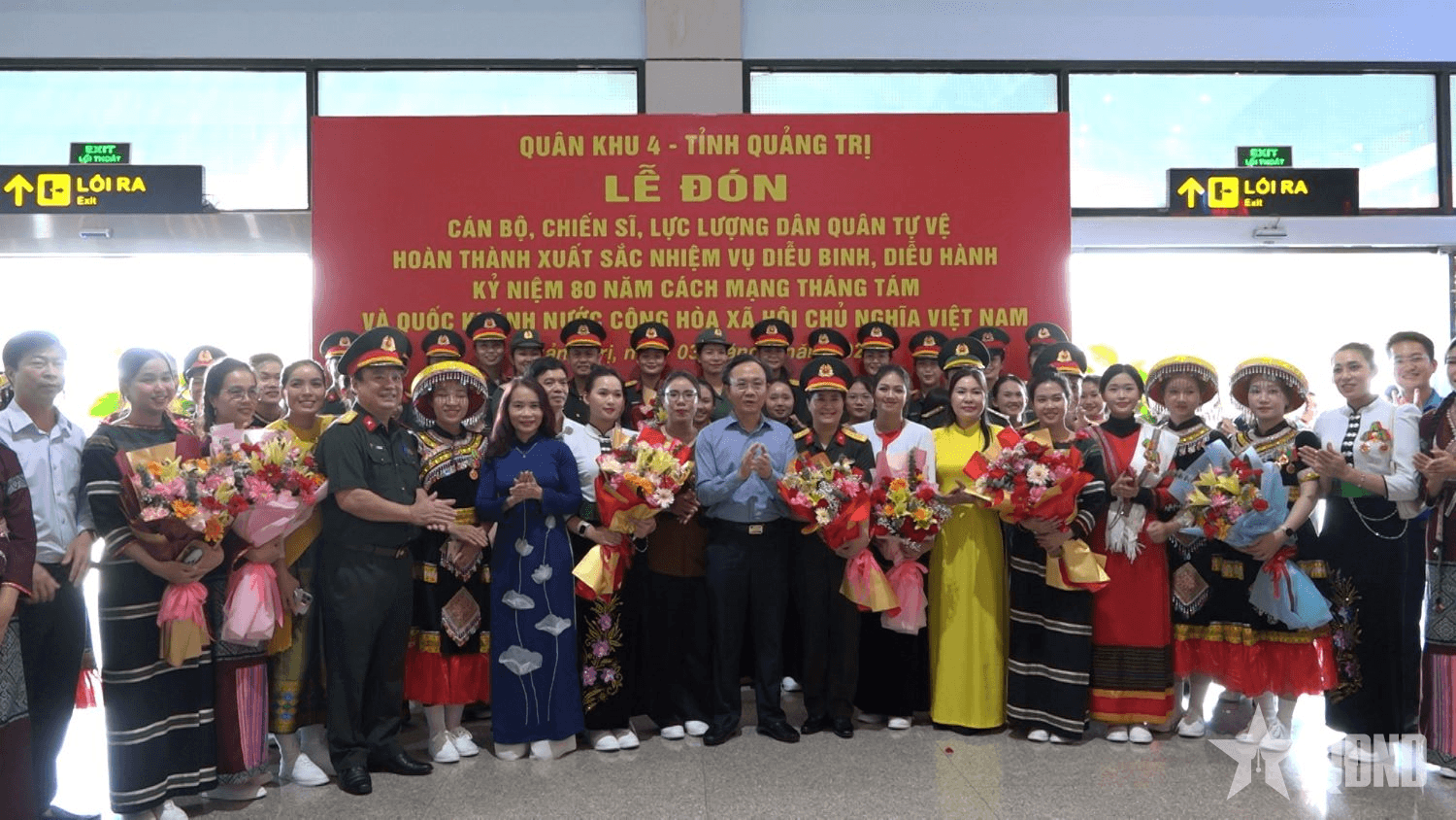Bộ Chỉ huy Quân sự tỉnh Quảng Trị đón, động viên lực lượng tham gia nhiệm vụ A80