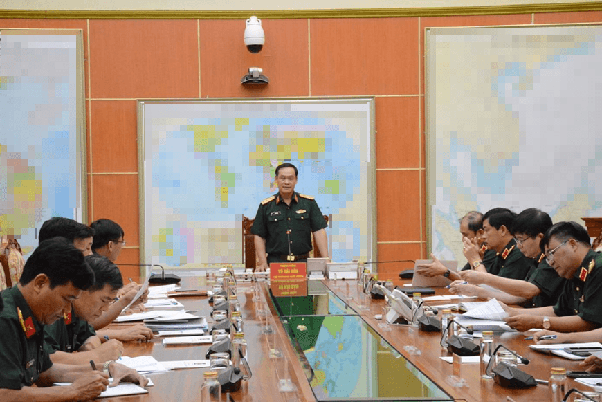 Thượng tướng Vũ Hải Sản chủ trì Hội nghị Ban chỉ đạo Bộ Quốc phòng về Triển lãm thành tựu đất nước