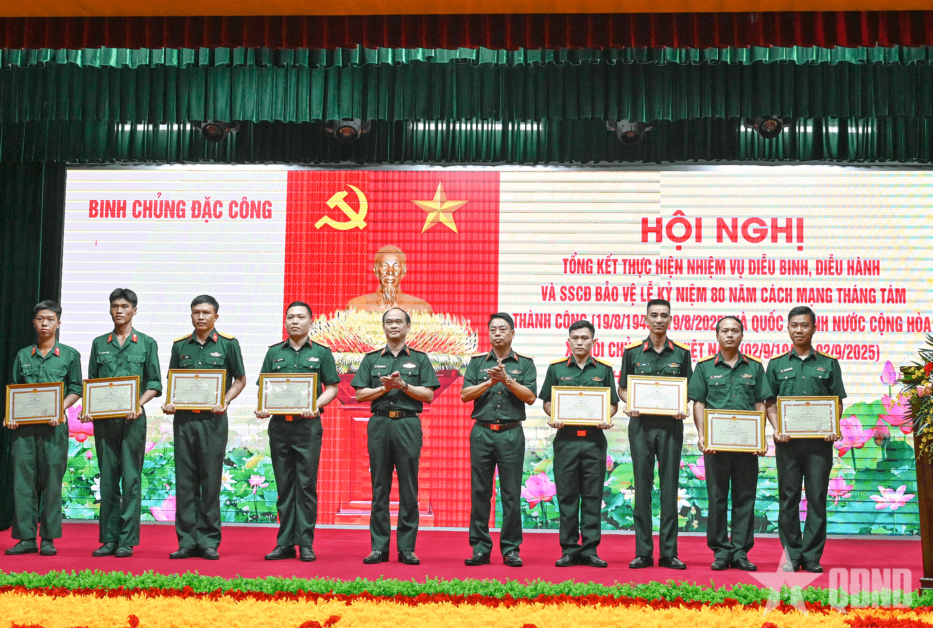 Binh chủng Đặc công tổng kết thực hiện nhiệm vụ diễu binh, diễu hành