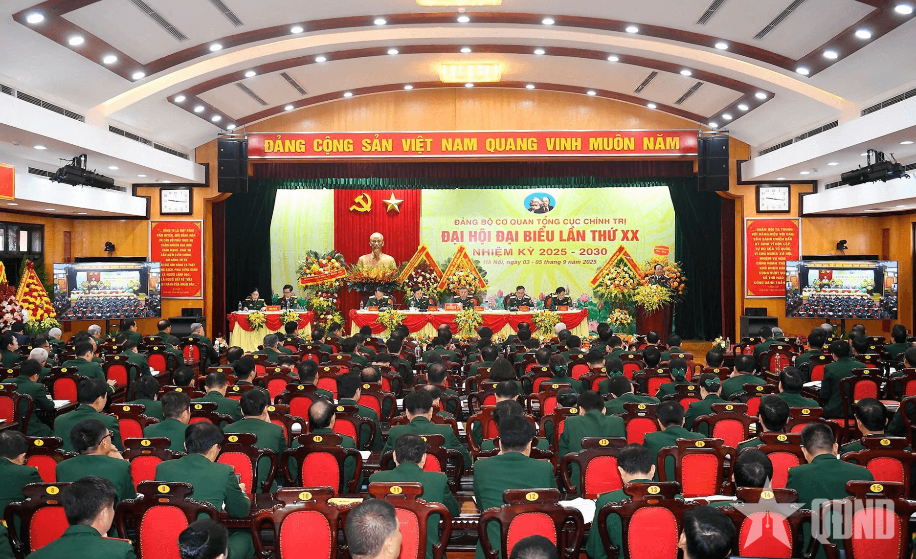 “Năm mục tiêu, ba đột phá” được xác định tại Đại hội đại biểu Đảng bộ Cơ quan Tổng cục Chính trị lần thứ XX, nhiệm kỳ 2025-2030