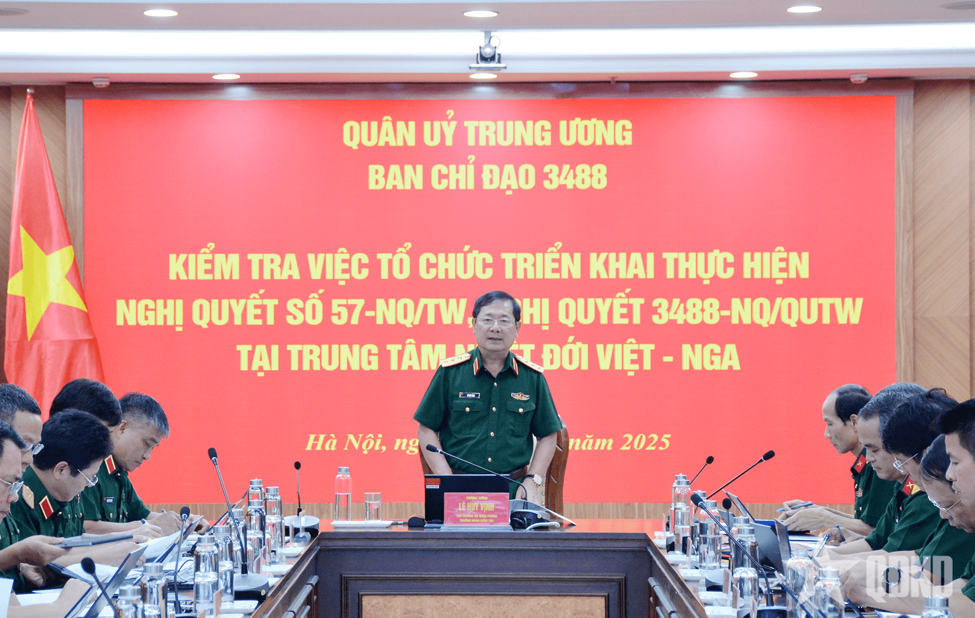 Thượng tướng Lê Huy Vịnh kiểm tra Trung tâm Nhiệt đới Việt - Nga