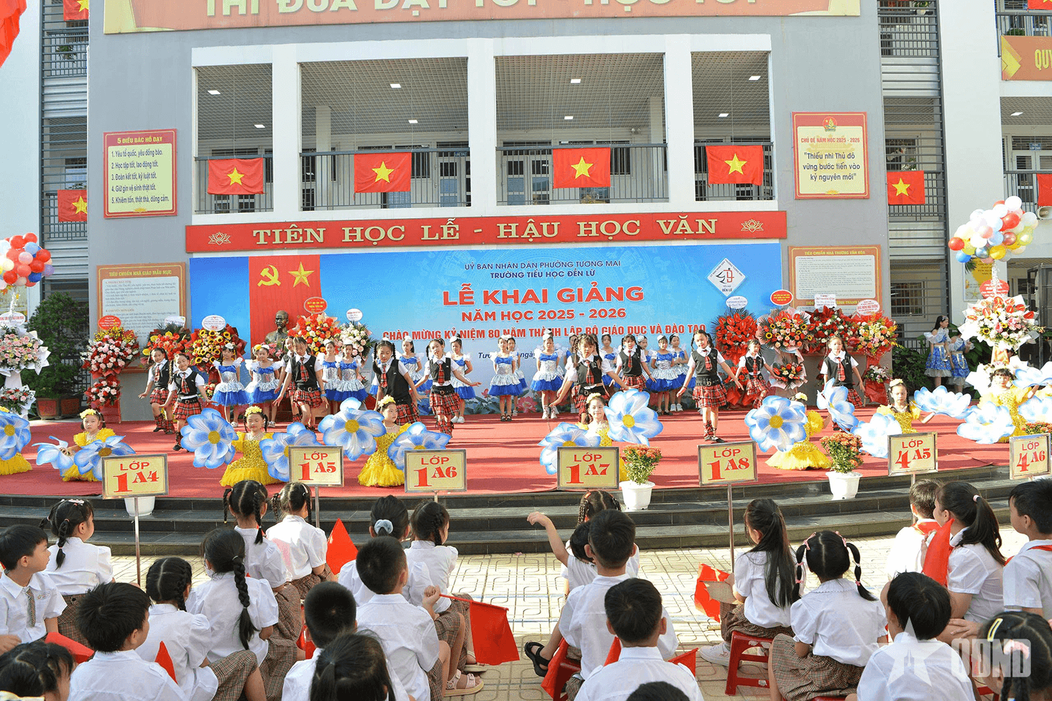 Ngôi trường có "em bé hát Quốc ca" tưng bừng khai giảng năm học mới