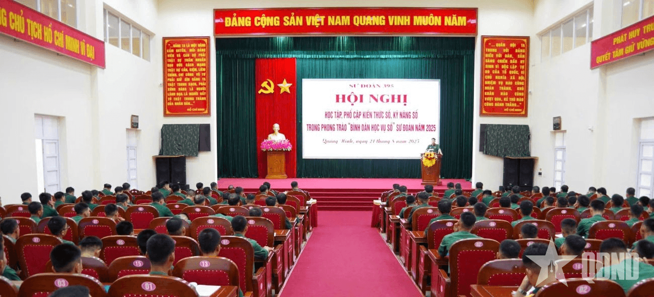 Sư đoàn 395 (Quân khu 3) tăng tốc chuyển đổi số