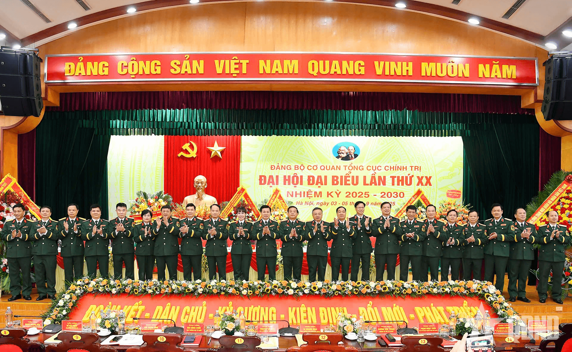 Đại hội đại biểu Đảng bộ Cơ quan Tổng cục Chính trị lần thứ XX thành công tốt đẹp