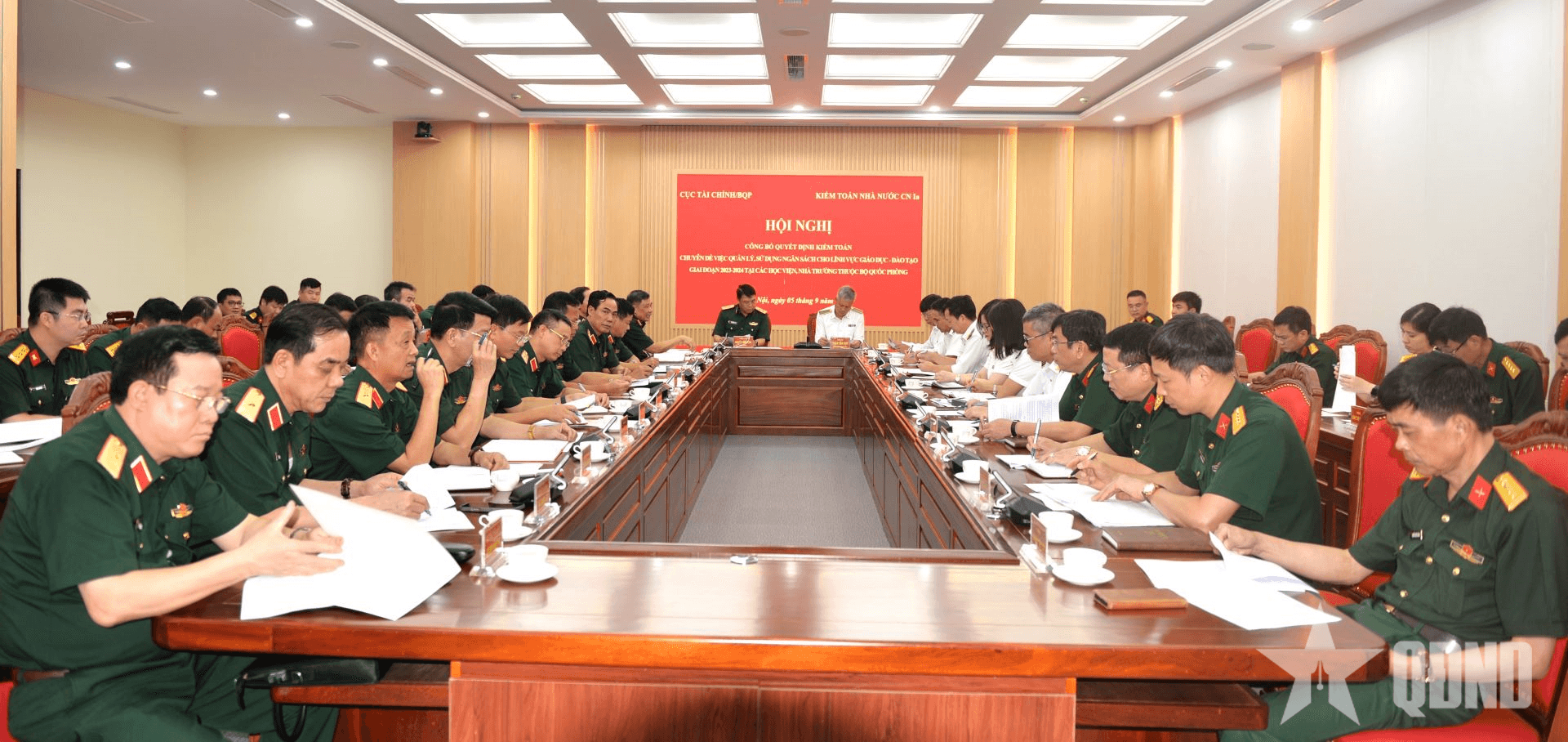 Công bố quyết định kiểm toán tại các học viện, nhà trường Quân đội