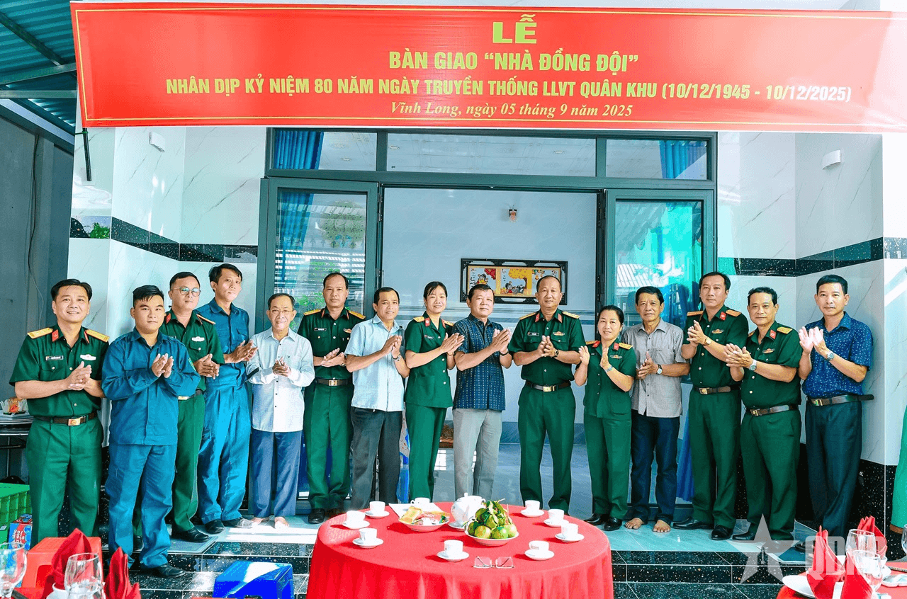 Quân khu 9: Trao Nhà đồng đội tặng Thượng úy QNCN Lâm Thị Linh Phương