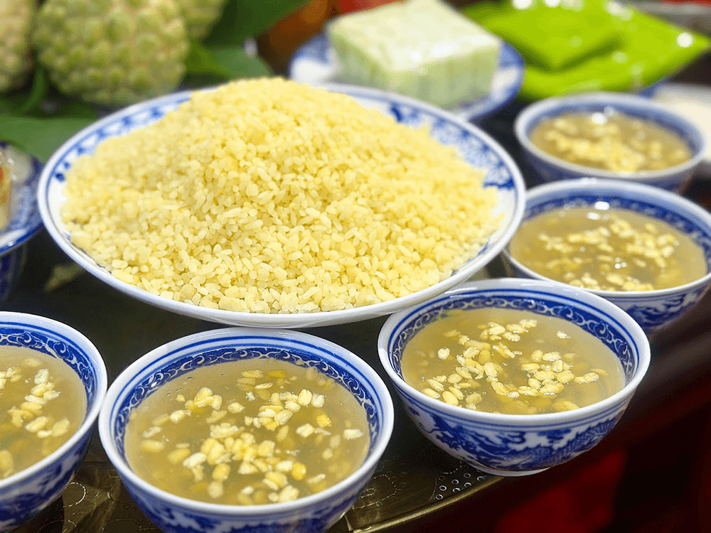 Vị xưa xôi vò, chè hoa cau