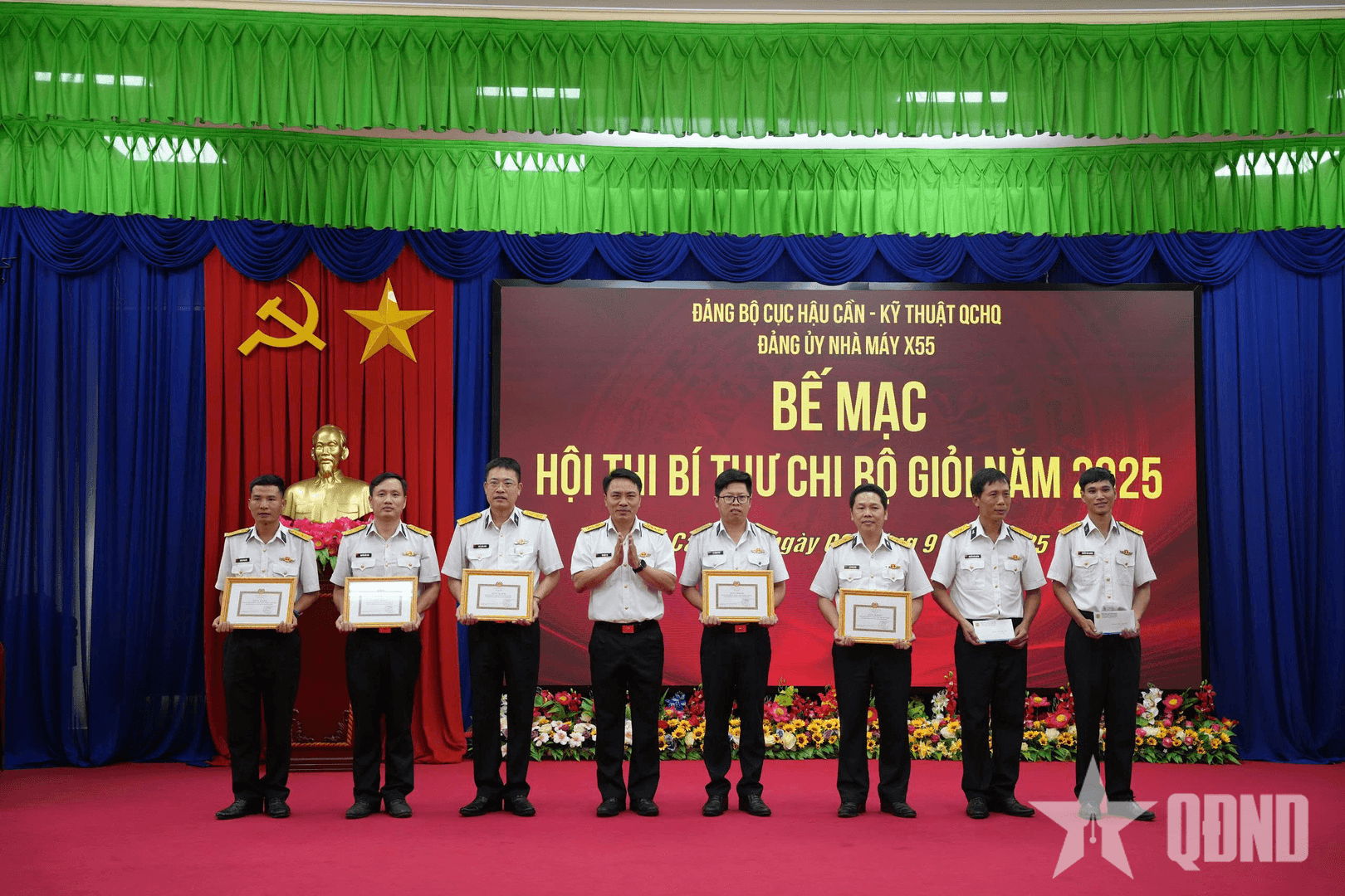 Nhà máy X55 Hải quân tổ chức Hội thi Bí thư chi bộ giỏi