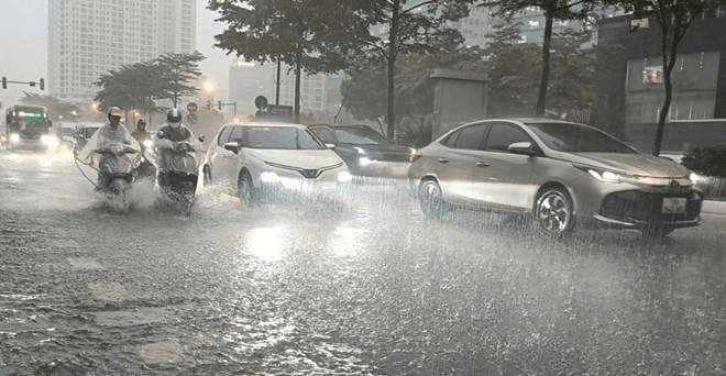 Vùng núi và trung du Bắc Bộ có khả năng xảy ra mưa lớn diện rộng