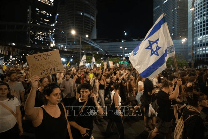 Biểu tình lan rộng từ Tel Aviv tới Jerusalem, yêu cầu Chính phủ Israel chấm dứt chiến sự tại Gaza