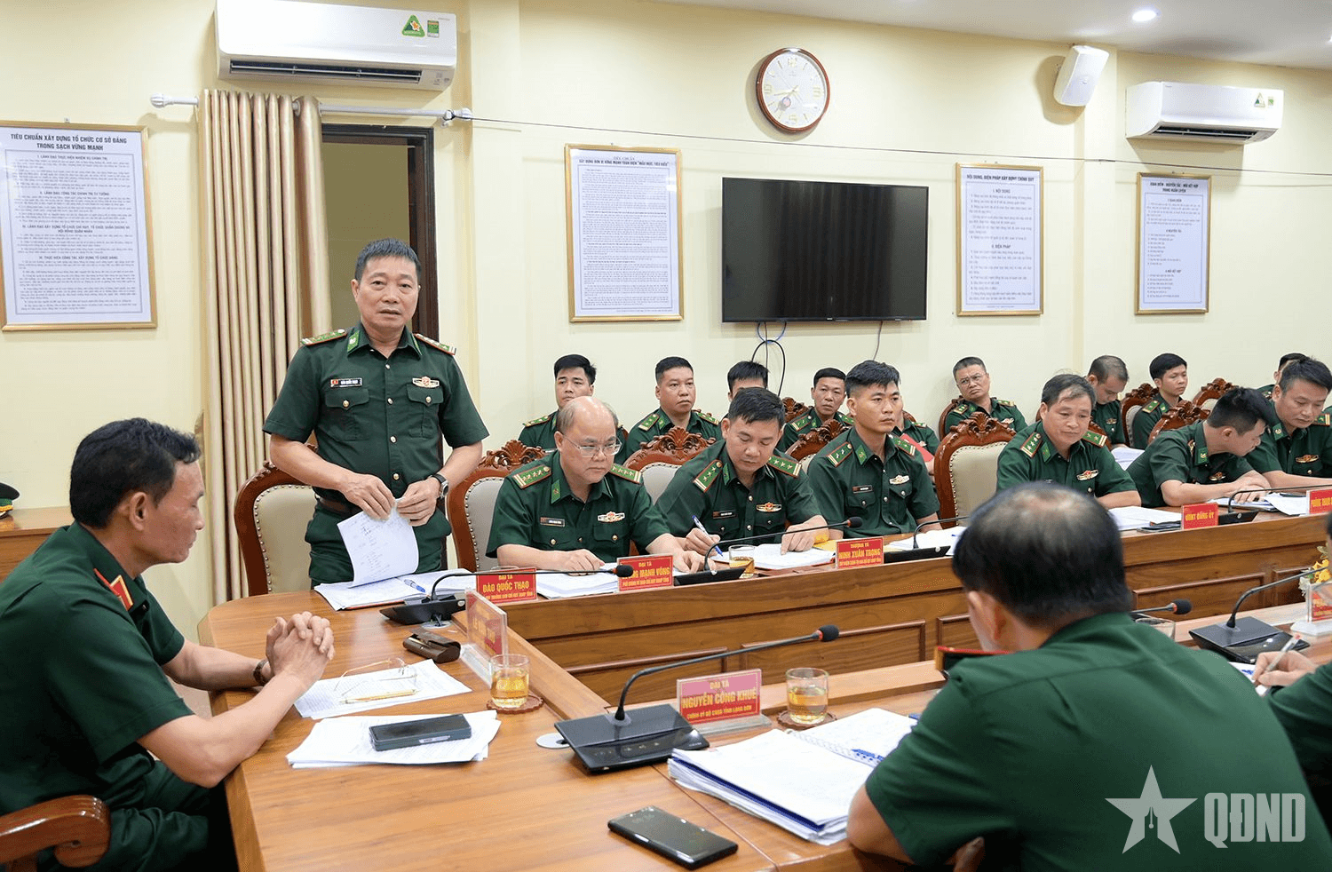 Đoàn công tác Quân khu 1 kiểm tra tại Bộ CHQS tỉnh Lạng Sơn