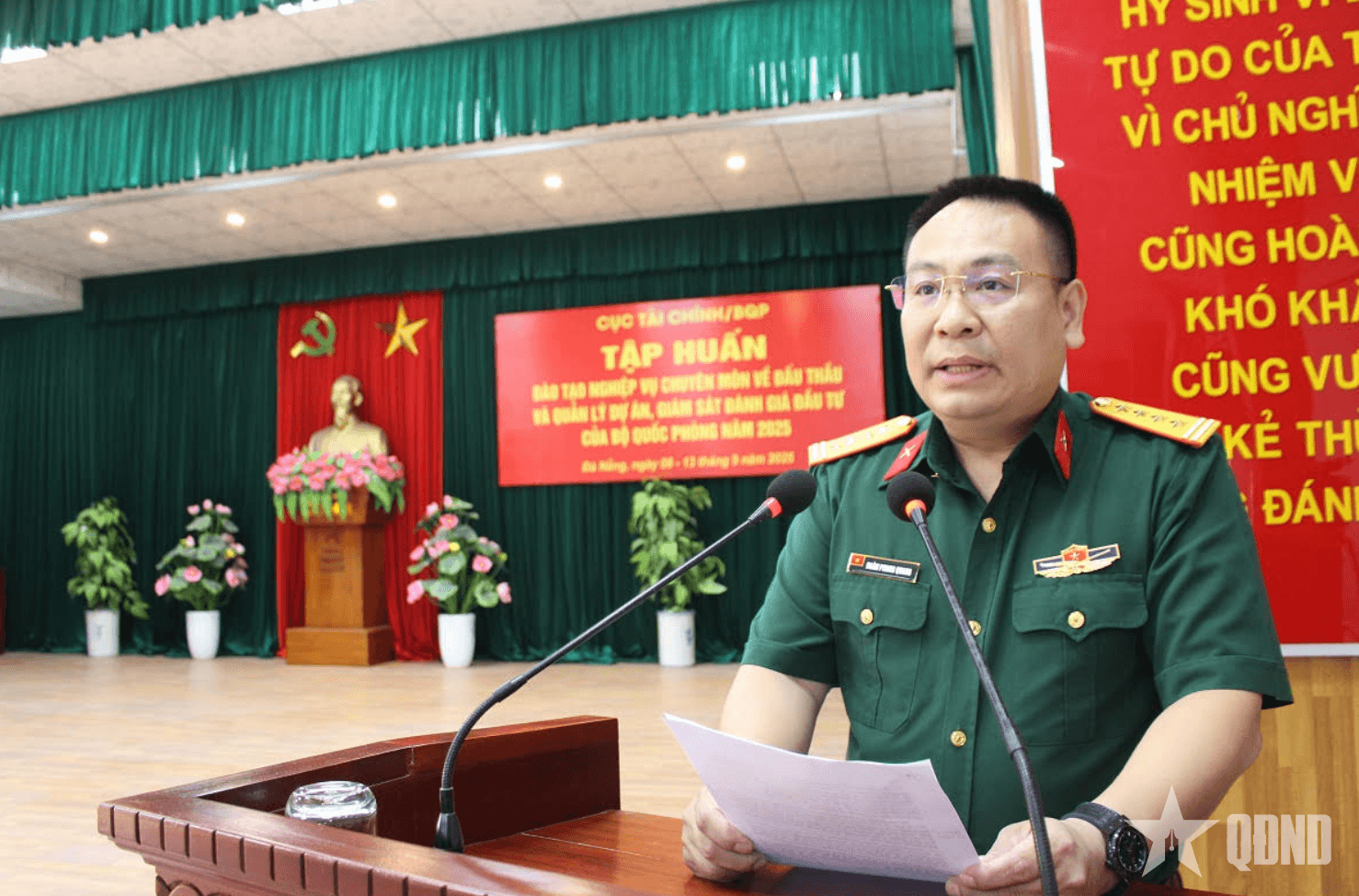 Cục Tài chính (Bộ Quốc phòng) tập huấn nghiệp vụ đấu thầu và quản lý dự án