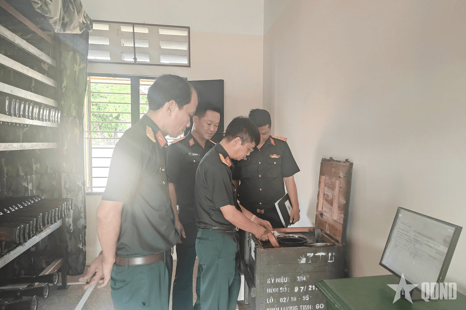 Kiểm tra công tác hậu cần - kỹ thuật tại Bộ CHQS tỉnh Quảng Ninh