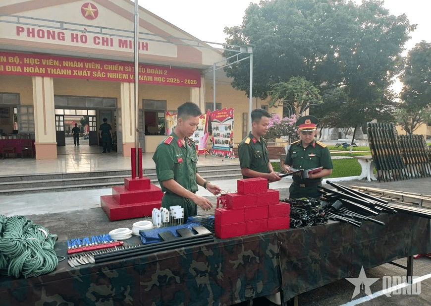 Trường Sĩ quan Lục quân 1 sẵn sàng cho năm học mới