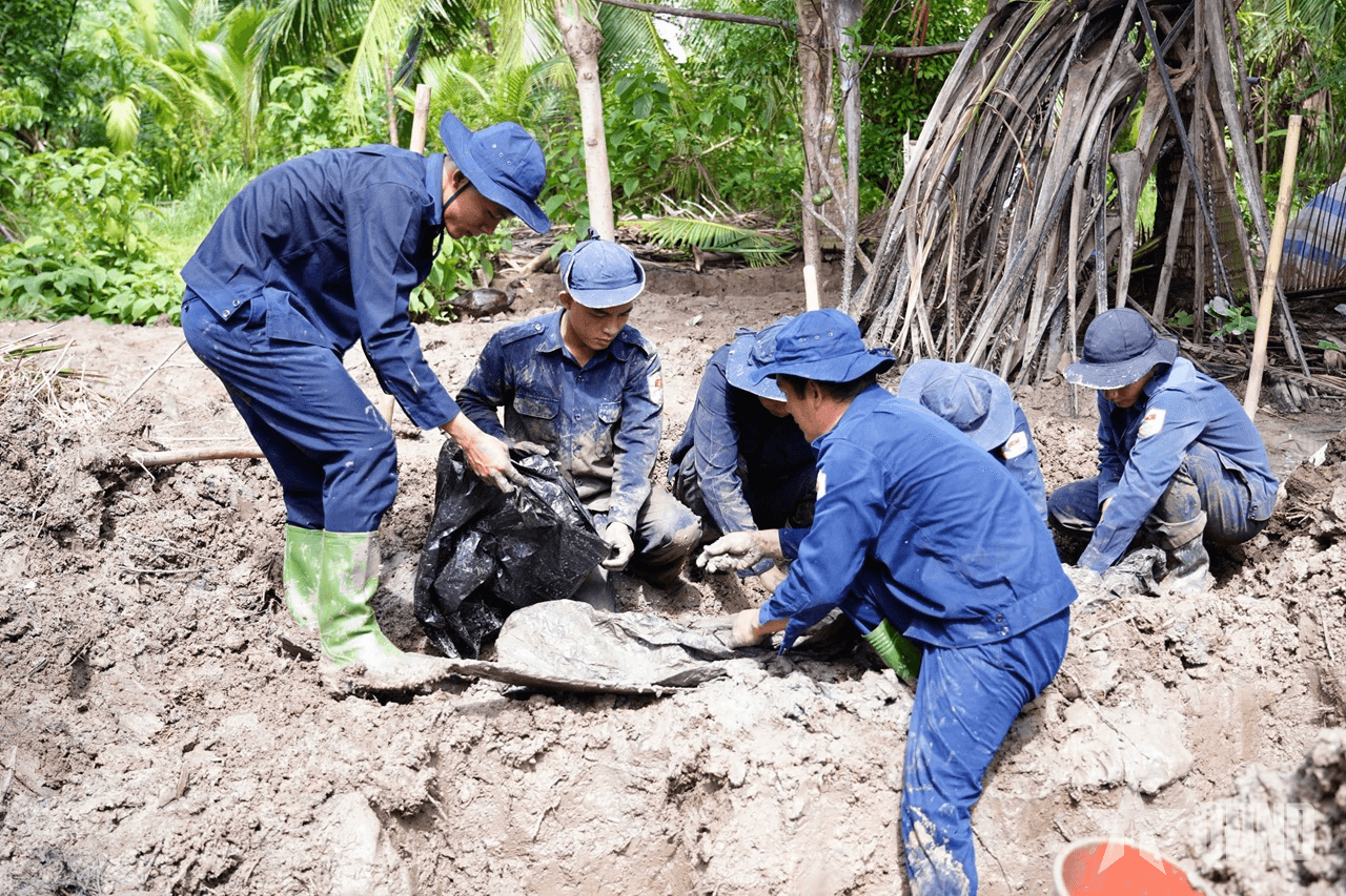 Quân khu 9: Tìm kiếm, quy tập 26 hài cốt liệt sĩ tại Cần Thơ và Vĩnh Long