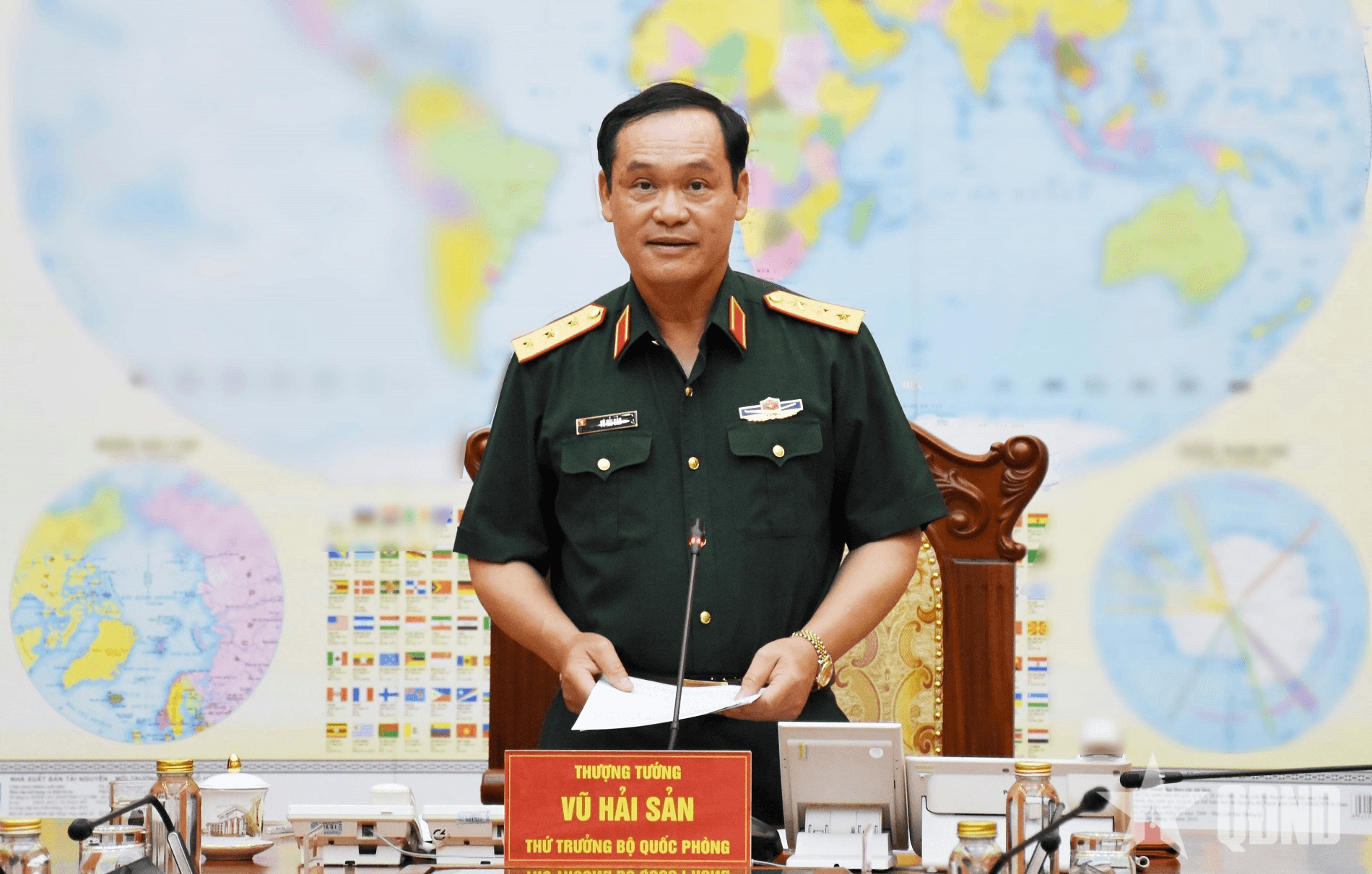 Thượng tướng Vũ Hải Sản chủ trì hội nghị triển khai kế hoạch bảo đảm phục vụ Đại hội đại biểu Đảng bộ Quân đội lần thứ XII