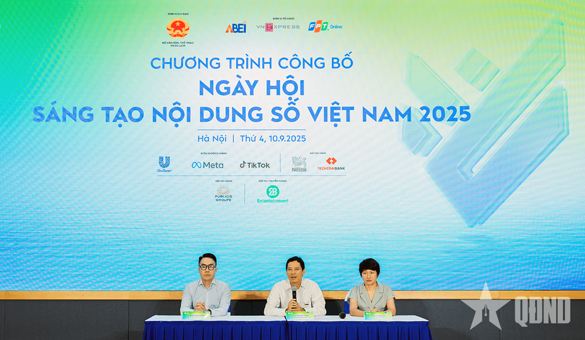 Ngày hội Sáng tạo nội dung số Việt Nam 2025 có chủ đề “Rạng rỡ Việt Nam”