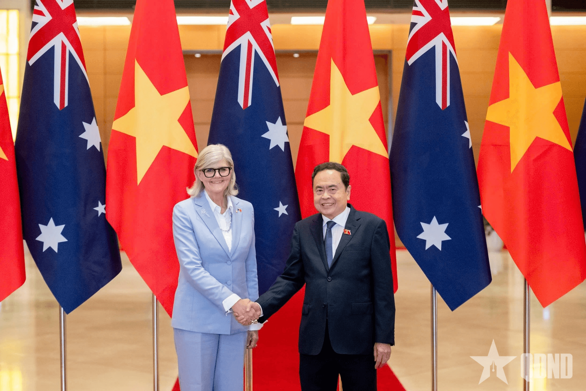 Chủ tịch Quốc hội Trần Thanh Mẫn hội kiến Toàn quyền Australia