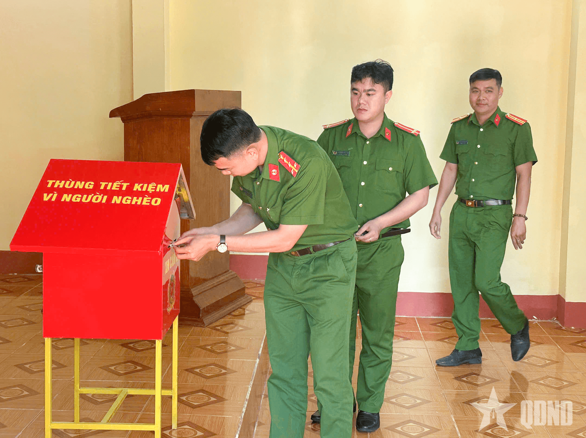 Công an xã Kon Gang (tỉnh Gia Lai): Ra mắt mô hình “Hũ tiết kiệm vì người nghèo”