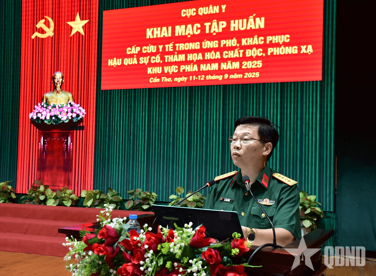 Cục Quân y: Tập huấn cấp cứu y tế trong ứng phó, khắc phục hậu quả sự cố, thảm họa hóa chất độc, phóng xạ