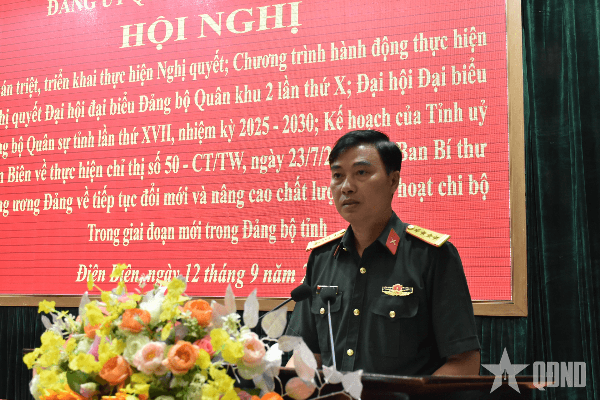Đảng ủy Quân sự tỉnh Điện Biên quán triệt các nghị quyết, chương trình hành động, kế hoạch quan trọng