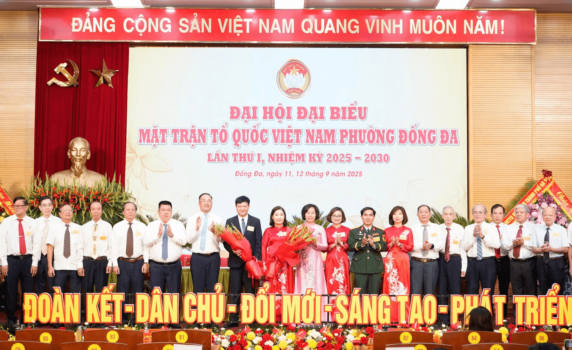 Củng cố sức mạnh đoàn kết, phát huy truyền thống, xây dựng phường Đống Đa văn minh, hiện đại
