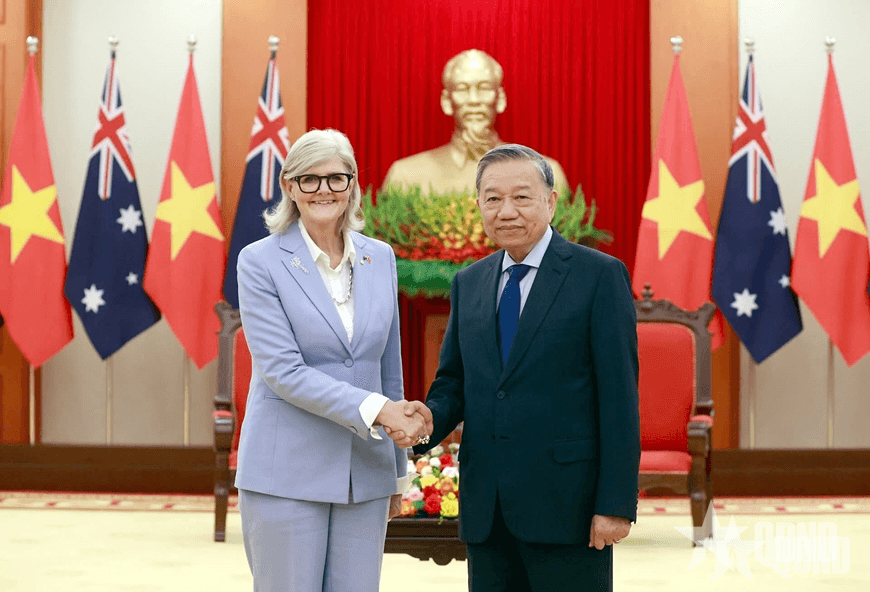 Toàn quyền Australia Sam Mostyn và phu quân kết thúc chuyến thăm cấp Nhà nước tới Việt Nam