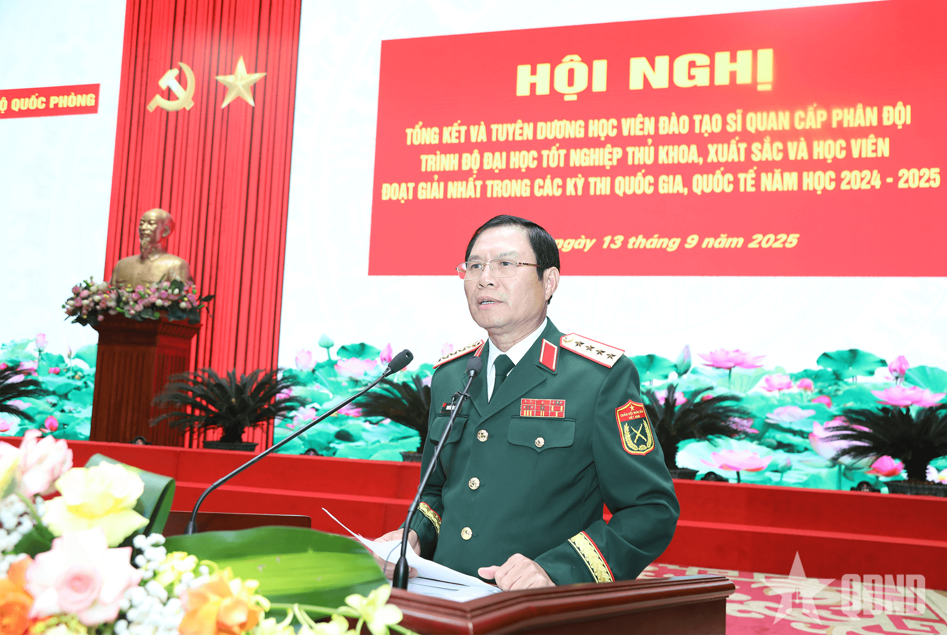 Bộ Quốc phòng tổ chức hội nghị tổng kết và tuyên dương học viên năm học 2024 - 2025
