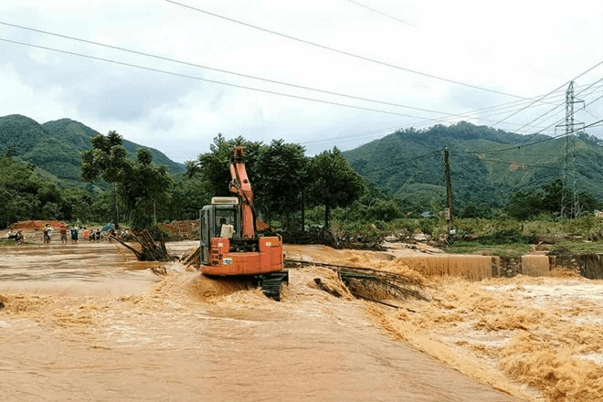 Mưa lớn gây thiệt hại tại một số tỉnh
