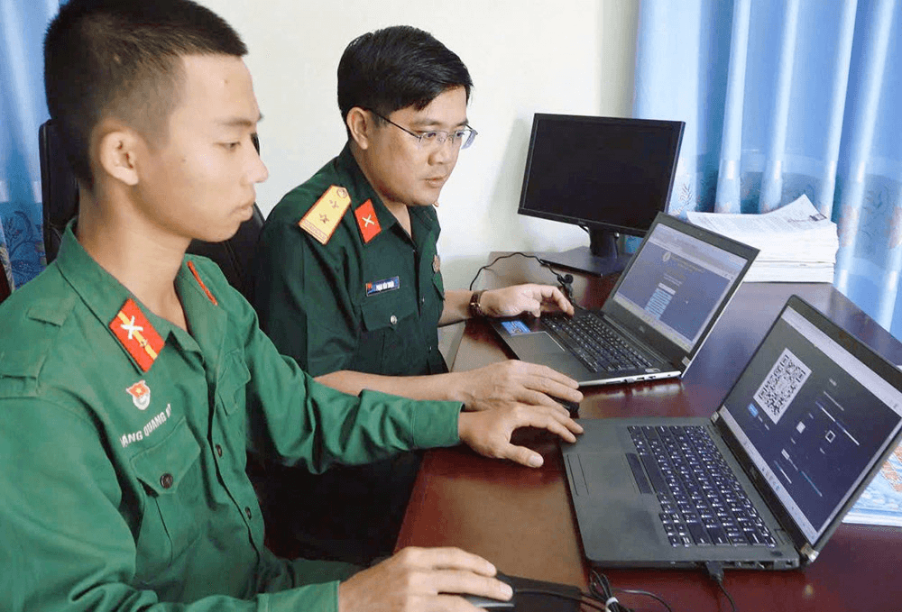 Đại hội không giấy của Đoàn cơ sở Trung đoàn 24