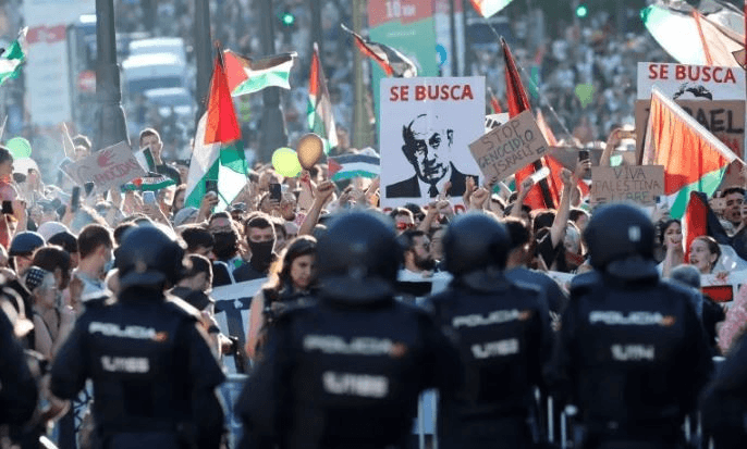 Tây Ban Nha: Cuộc biểu tình ủng hộ Palestine khiến chặng cuối của Giải đua xe đạp Vuelta bị hủy
