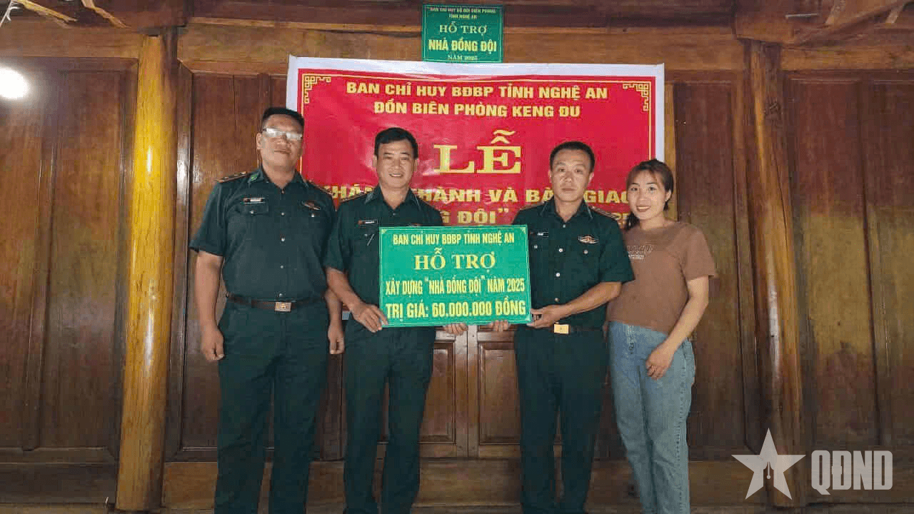 Nghệ An: "Nhà đồng đội" tiếp thêm niềm tin để quân nhân yên tâm thực hiện nhiệm vụ