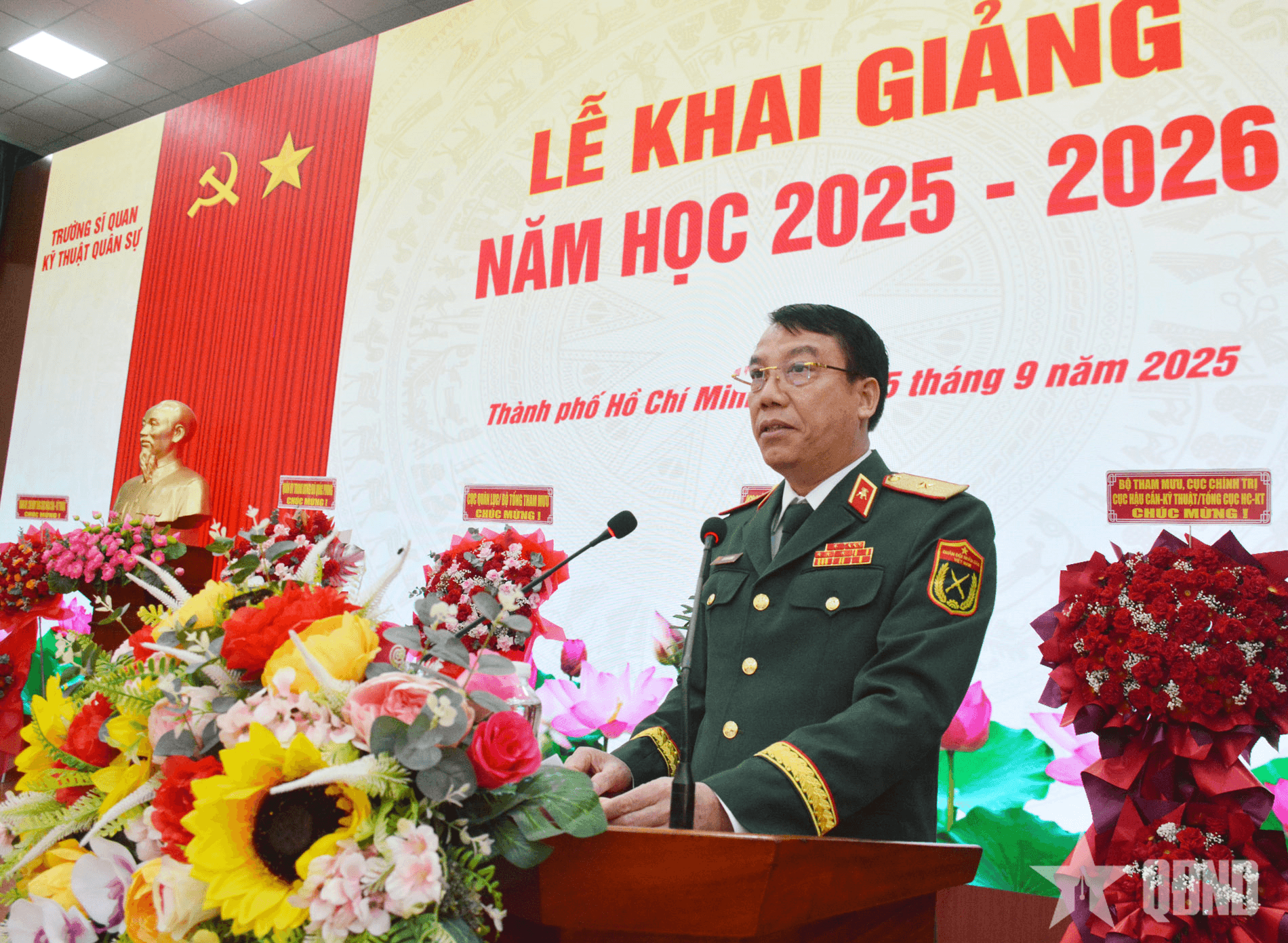 Trường Sĩ quan Kỹ thuật Quân sự khai giảng năm học 2025-2026
