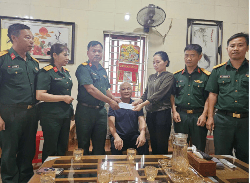 Gia cảnh quân nhân cần giúp đỡ