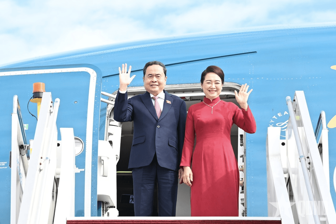 Chủ tịch Quốc hội Trần Thanh Mẫn và phu nhân tới Kuala Lumpur dự Đại hội đồng AIPA-46 và thăm chính thức Malaysia