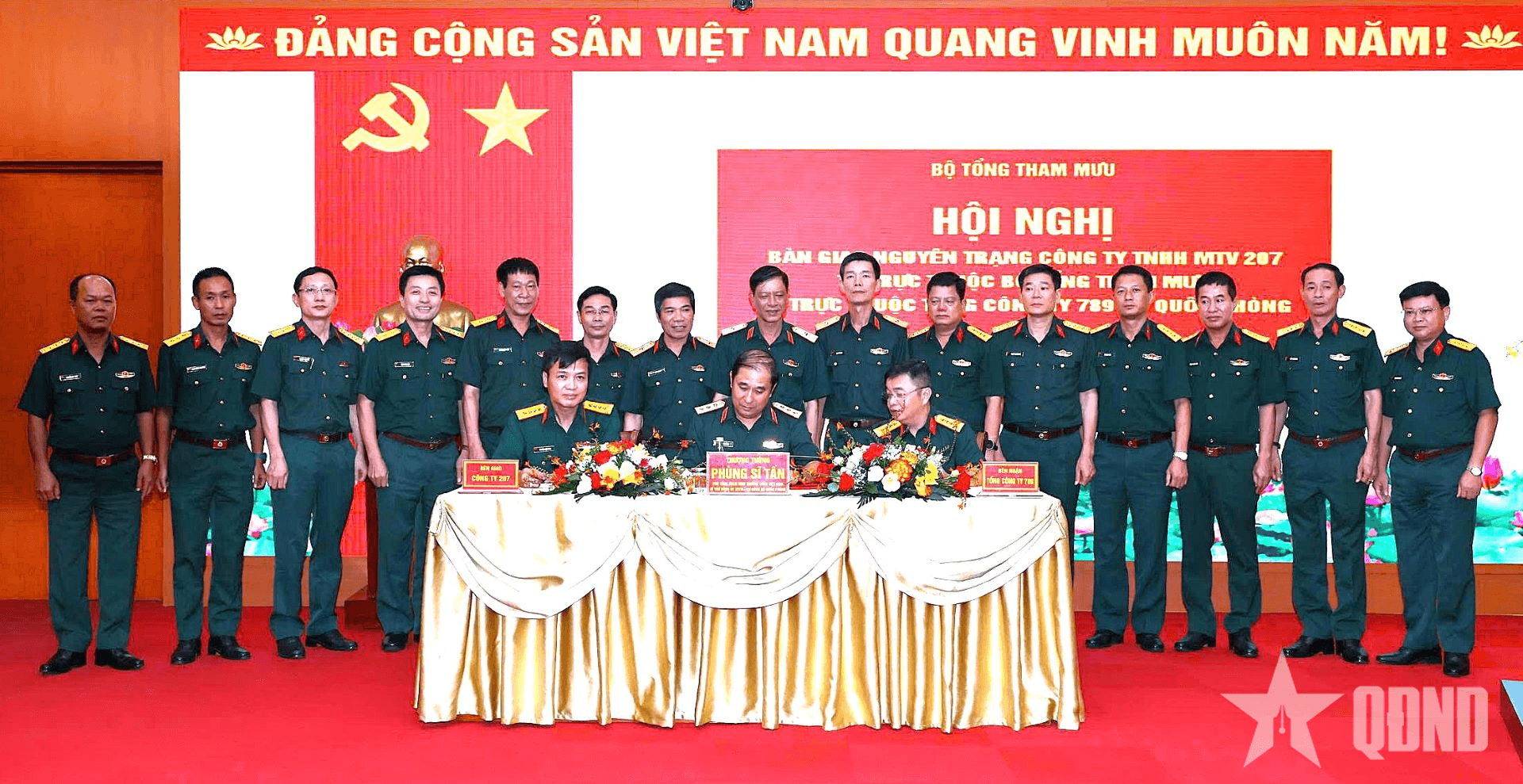 Bàn giao Công ty 207 về Tổng công ty 789