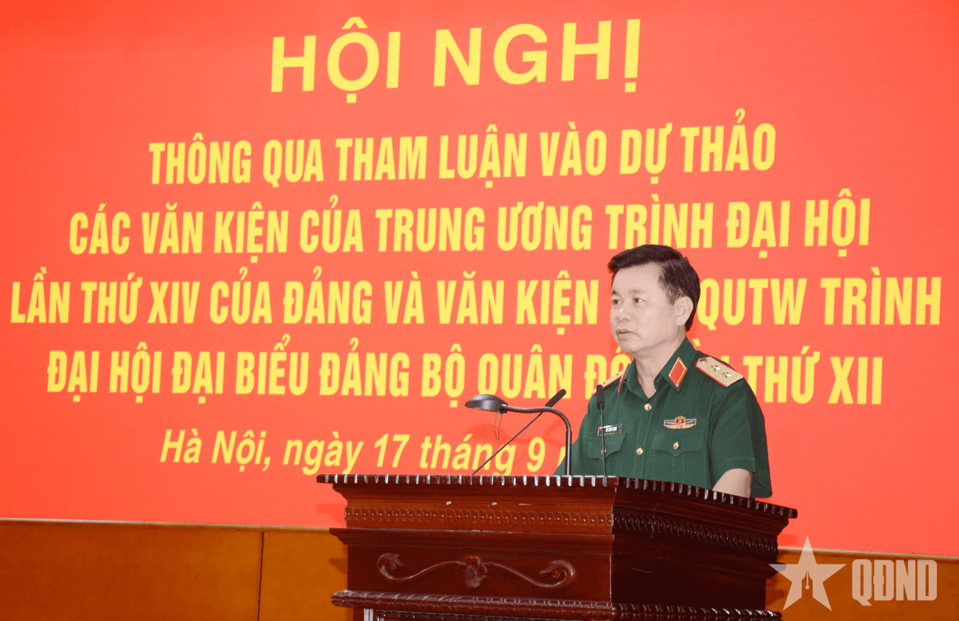 Trung tướng Đỗ Xuân Tụng: Các tham luận phải có tính sáng tạo, điểm nhấn, điểm mới