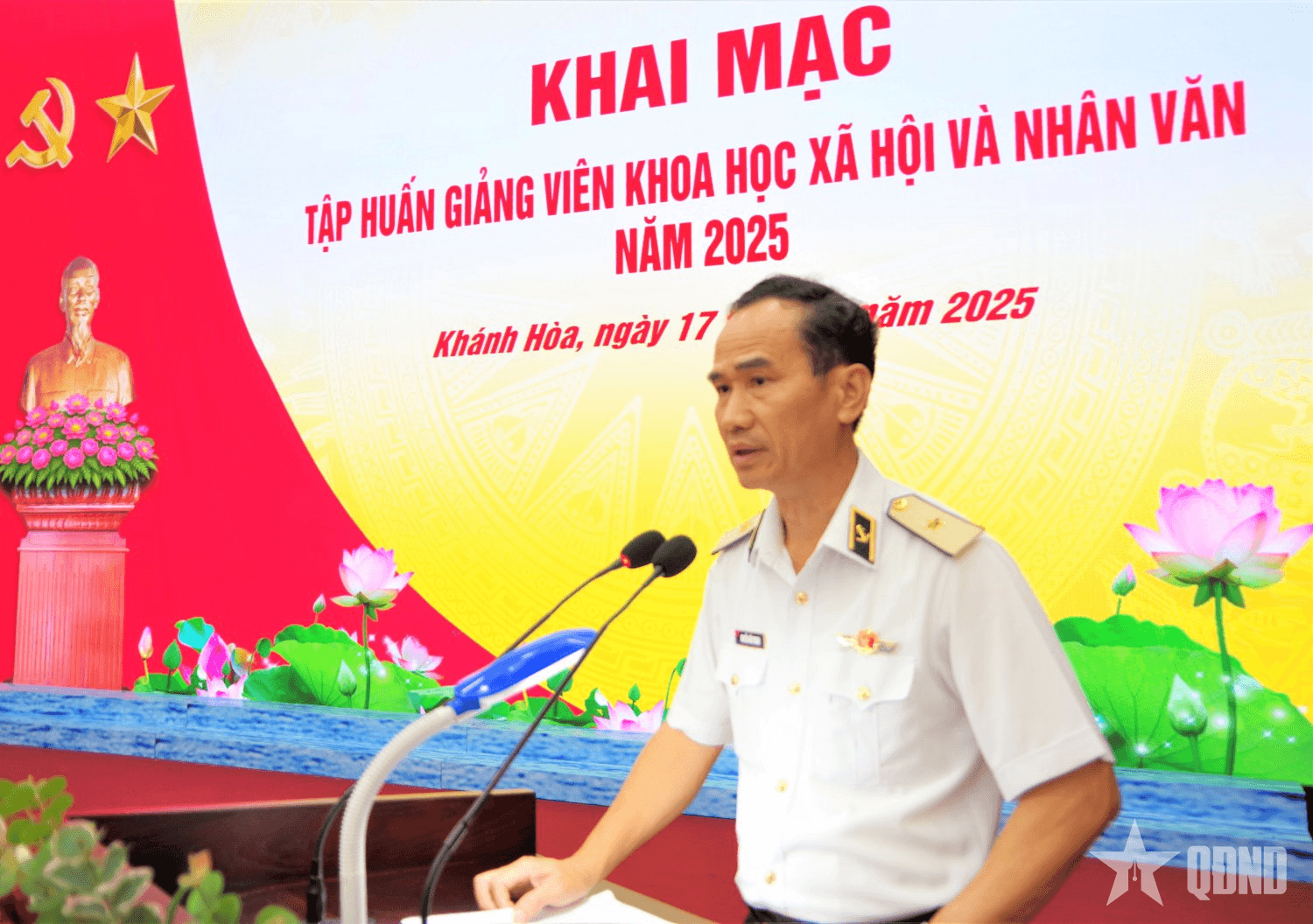 Học viện Hải quân tập huấn giảng viên khoa học xã hội và nhân văn