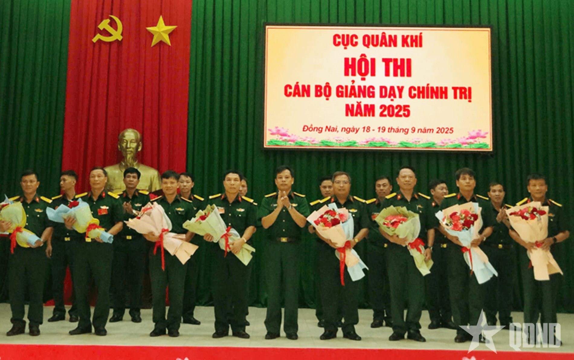 Cục Quân khí tổ chức Hội thi “Cán bộ giảng dạy chính trị”
