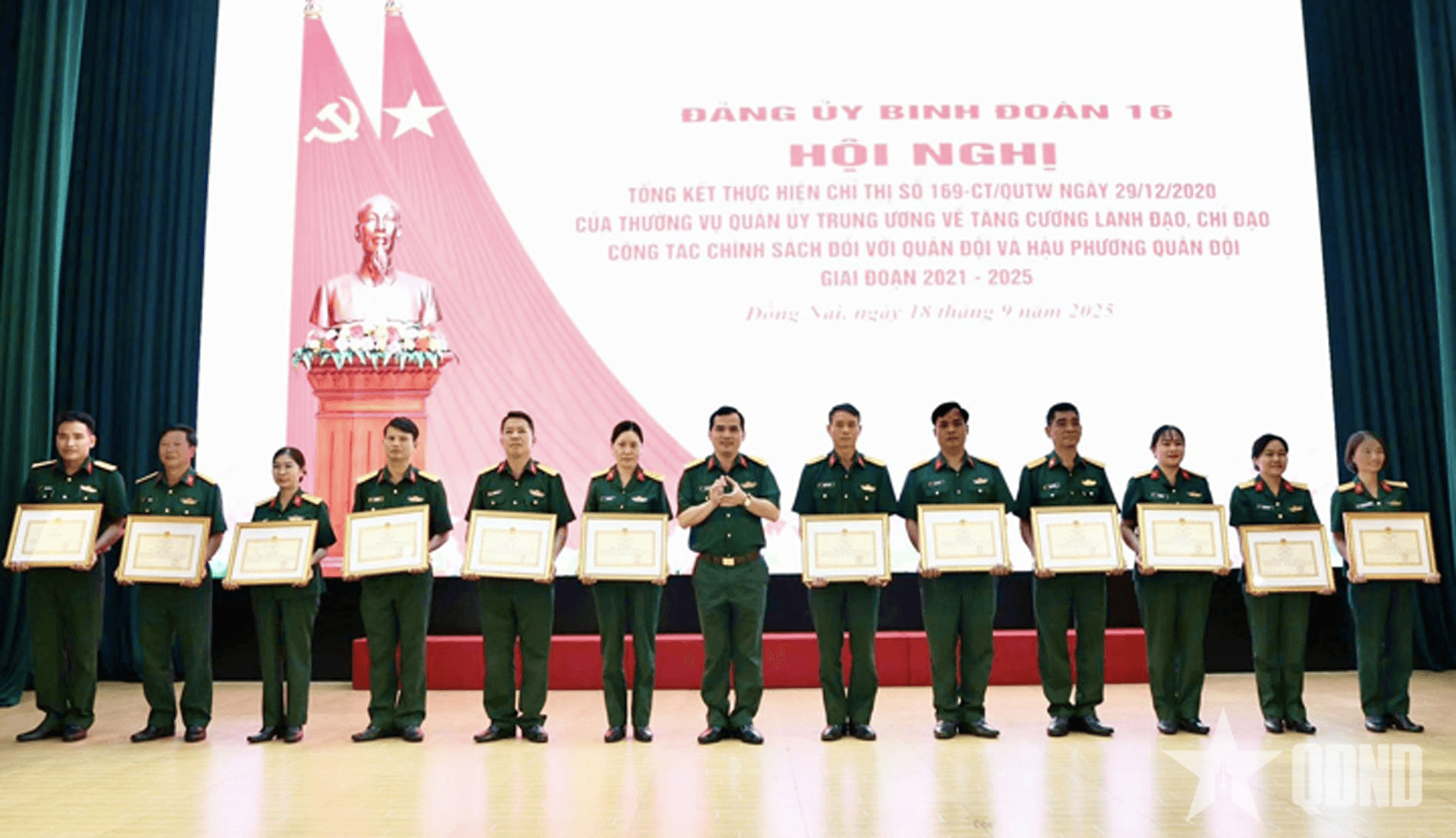 Binh đoàn 16 thực hiện tốt chính sách hậu phương quân đội