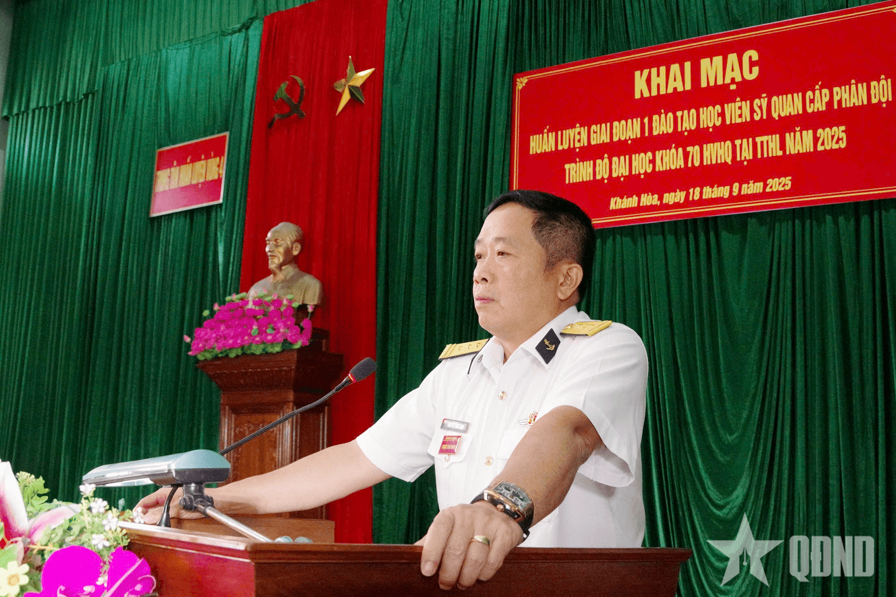 Khai mạc huấn luyện đào tạo giai đoạn 1 học viên Học viện Hải quân