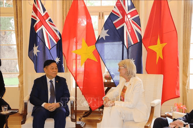Toàn quyền Australia đánh giá cao sự phát triển tích cực trong quan hệ với Việt Nam