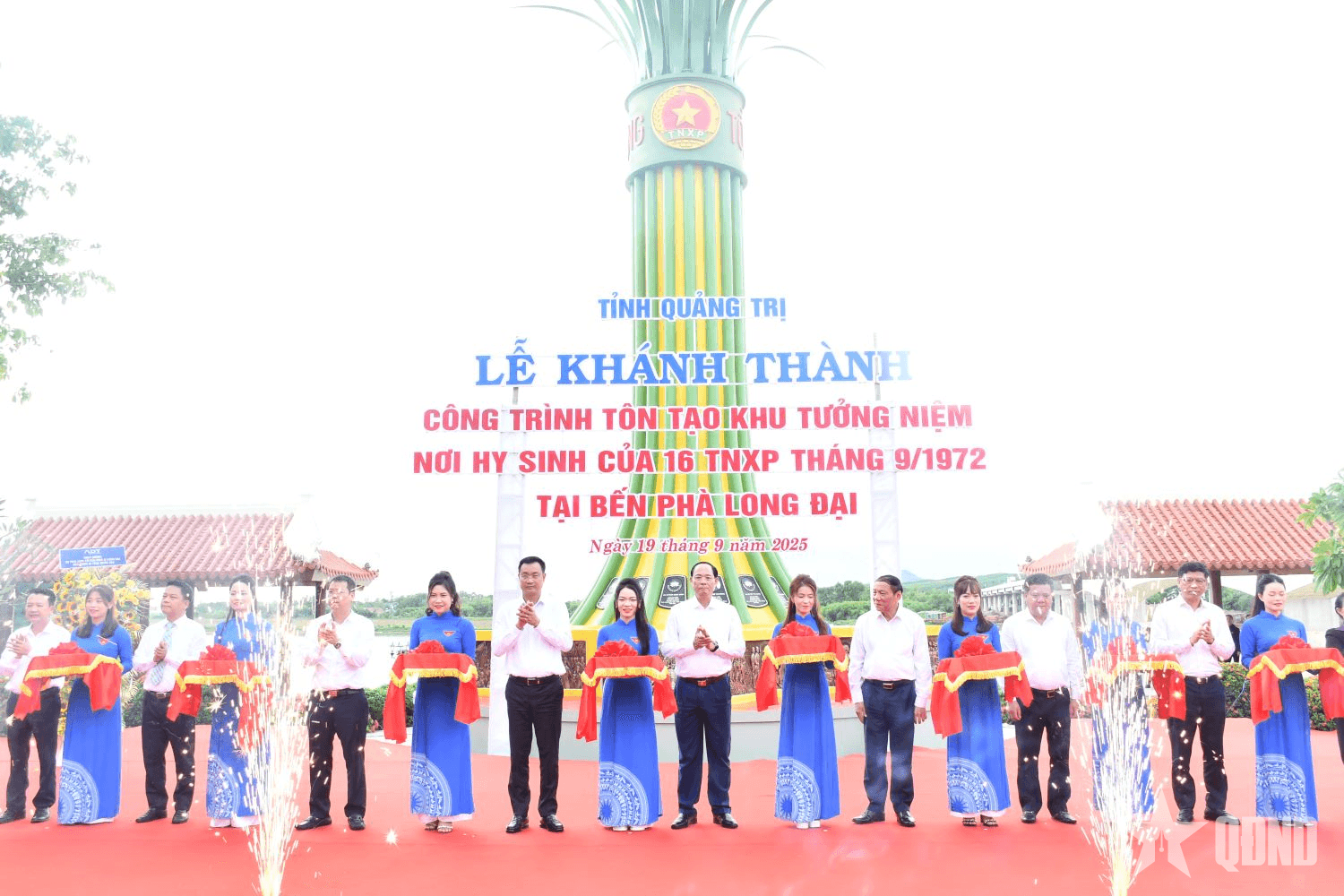 Quảng Trị: Khánh thành công trình tôn tạo Khu tưởng niệm nơi hy sinh của 16 thanh niên xung phong