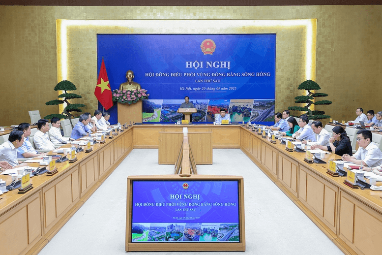Thủ tướng Phạm Minh Chính chủ trì Hội nghị Hội đồng điều phối vùng Đồng bằng sông Hồng