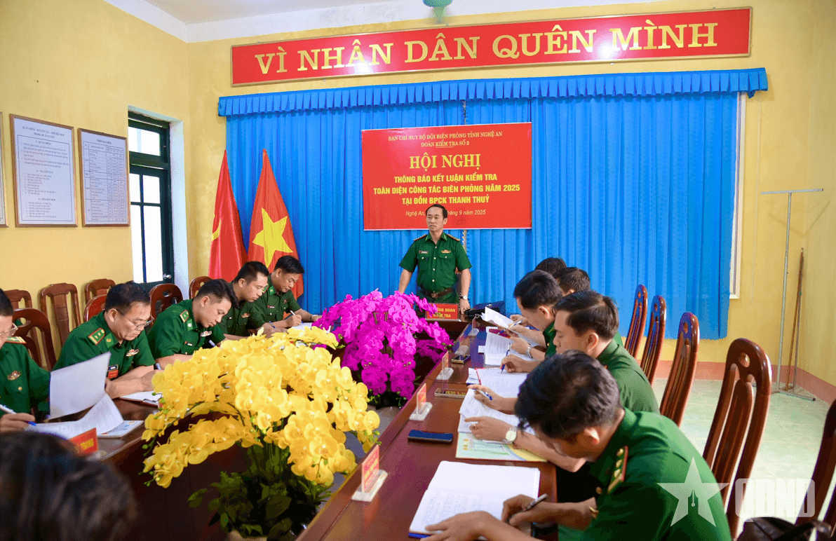 Nghệ An: Kiểm tra toàn diện công tác Biên phòng 2025