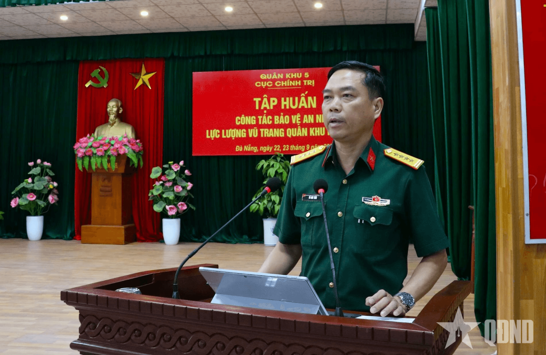 Khai mạc tập huấn công tác bảo vệ an ninh LLVT Quân khu 5