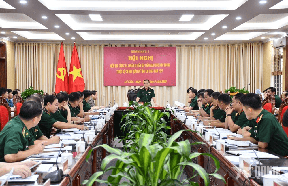 Quân khu 2 kiểm tra công tác chuẩn bị diễn tập Ban Chỉ huy Bộ đội Biên phòng tỉnh Lai Châu