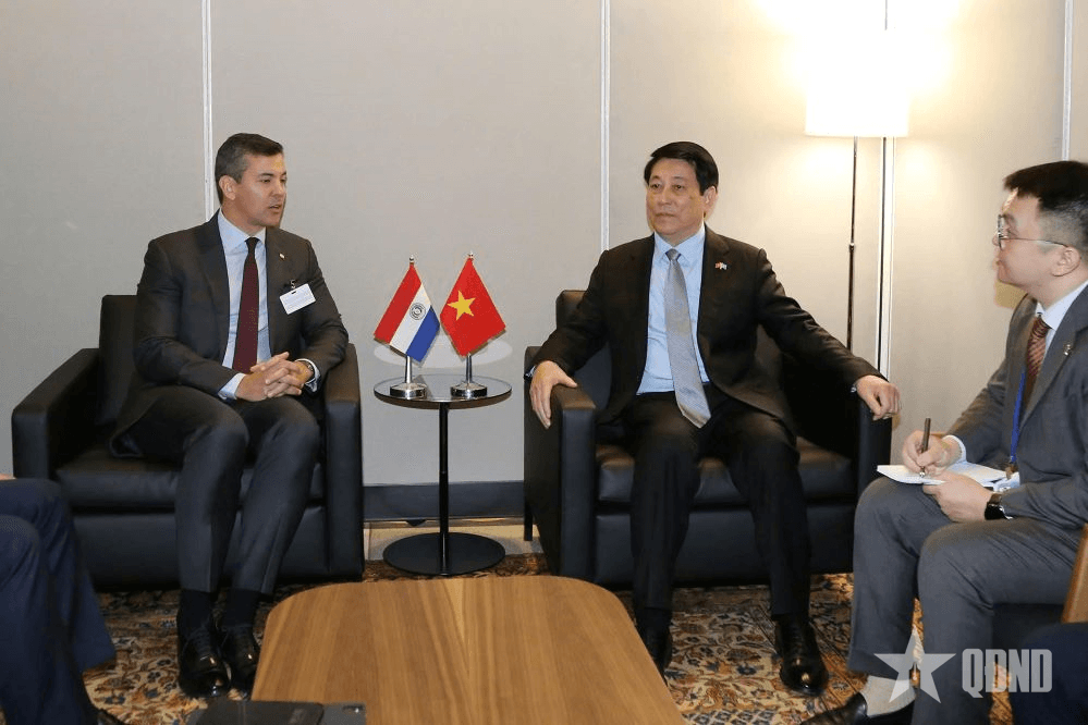 Chủ tịch nước Lương Cường tiếp Tổng thống Paraguay